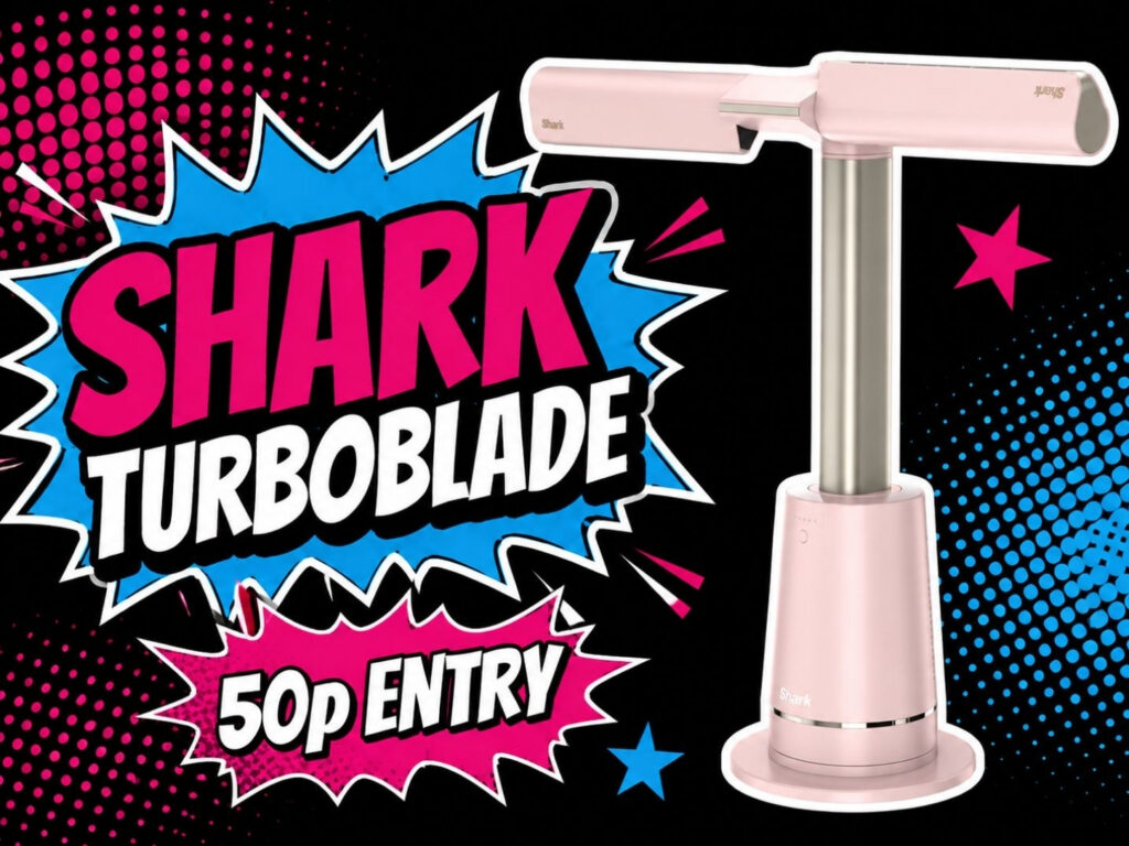 Shark TurboBlade Multi-Directional Cooling Fan – Blush Pink